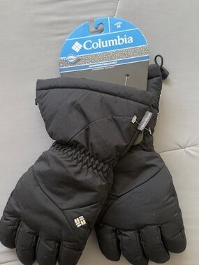 Columbia Women Black Insulated Omni-Tech Winter Gloves